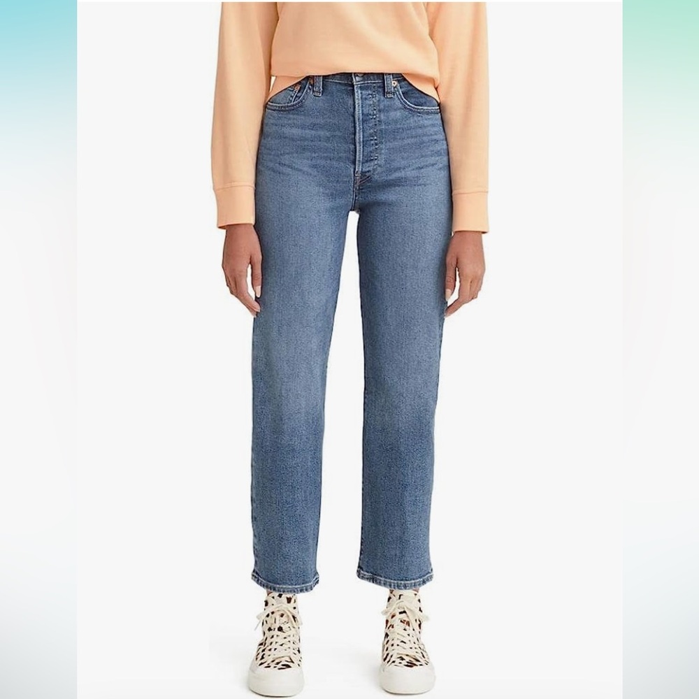 Levi's Women's Ribcage Straight Ankle Jeans Size 27
